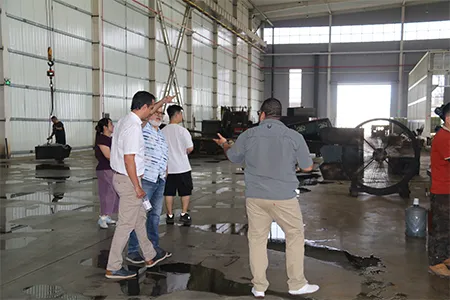 Foreign Customers Visit